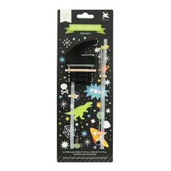 A Little Lovely Company | Cap, Straw & Brush Set Galaxy