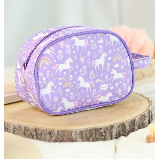 A Little Lovely Company A Little Lovely Company | Trousse de toilette Unicorn Dreams