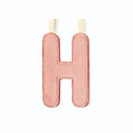 Lilliputiens Lilliputiens | Letter H in Reversible Phosphorescent Fabric