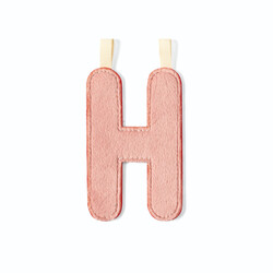 Lilliputiens | Letter H in Reversible Phosphorescent Fabric