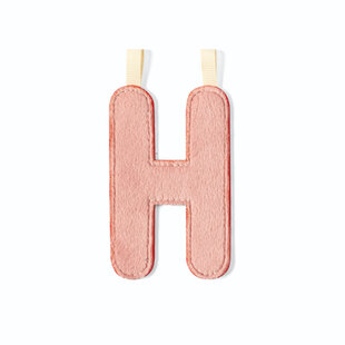 Lilliputiens | Letter H in Reversible Phosphorescent Fabric