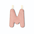 Lilliputiens Lilliputiens | Letter M in Reversible Phosphorescent Fabric