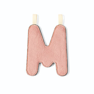 Lilliputiens | Letter M in Reversible Phosphorescent Fabric