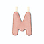 Lilliputiens Lilliputiens | Letter M in Reversible Phosphorescent Fabric