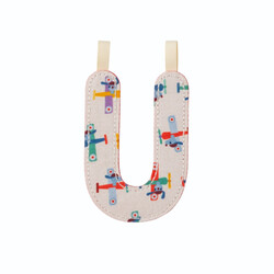 Lilliputiens | Letter U In Reversible Phosphorescent Fabric