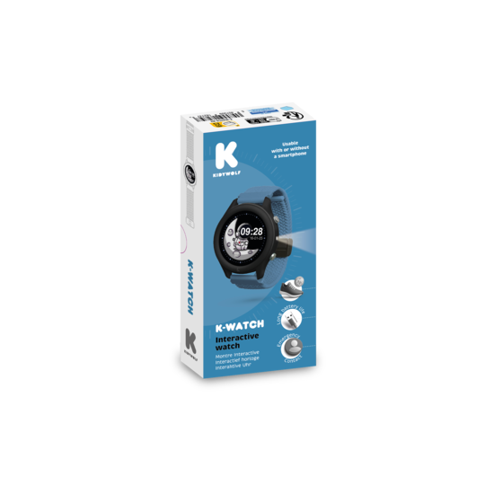 Kidywolf Kidywolf | K-WATCH Interactief Horloge Blauw