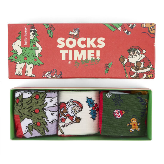 Hello Hossy Hello Hossy | Chaussettes Noël, lot de 3