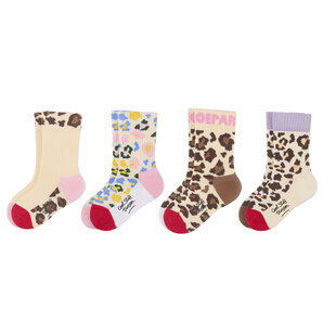 Hello Hossy | Leopard Socks 4 Pack