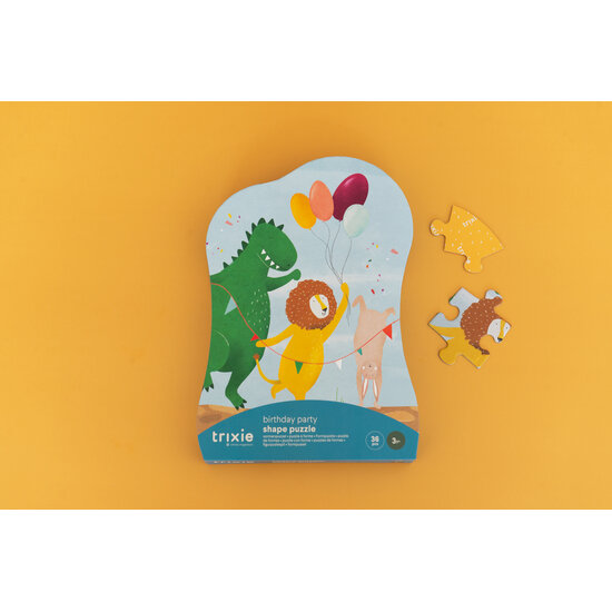 Trixie Trixie | Shape puzzle - Birthday party - 36 pcs