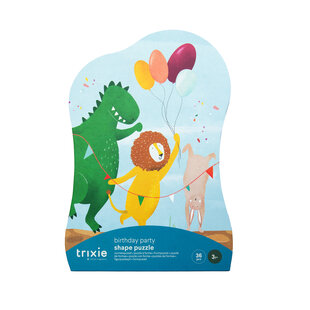 Trixie | Shape puzzle - Birthday party - 36 pcs