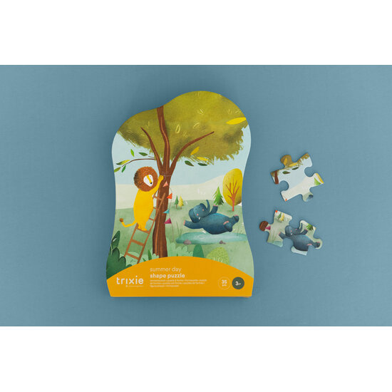 Trixie Trixie | Vormenpuzzel - Zomerse Dag - 35 stuks