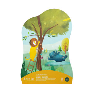 Trixie | Shape puzzle - Summer day - 35 pcs