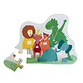Trixie Trixie |  Vormenpuzzel - Dierenvrienden - 12 stuks