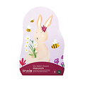 Trixie Trixie |  Vormenpuzzel - Mrs. Rabbits bloemen - 12 stuks