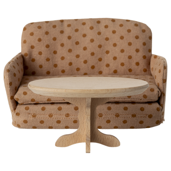 Maileg Maileg | Oval coffee table Mouse Nature