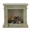 Maileg Maileg | Kamin Miniatur Staubgrün