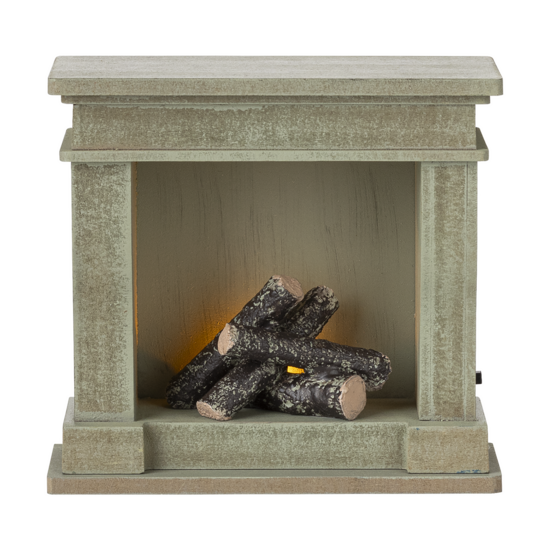 Maileg Maileg | Kamin Miniatur Staubgrün