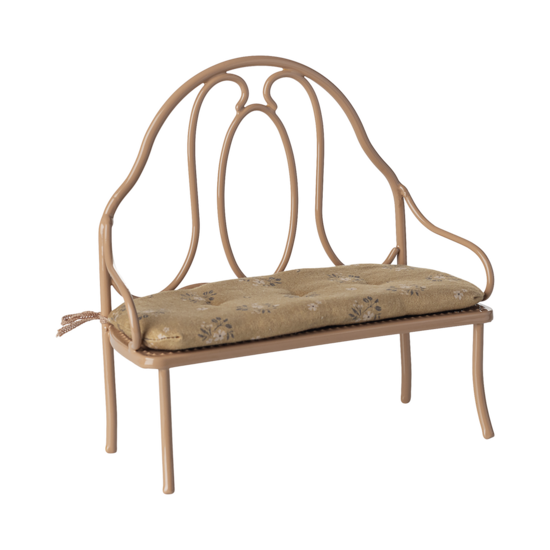Maileg Maileg | Vintage bench Mini Dark powder