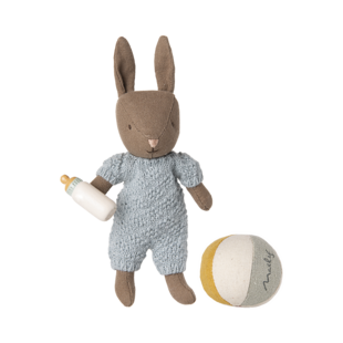 Maileg | Rabbit Set Micro Brown Blue