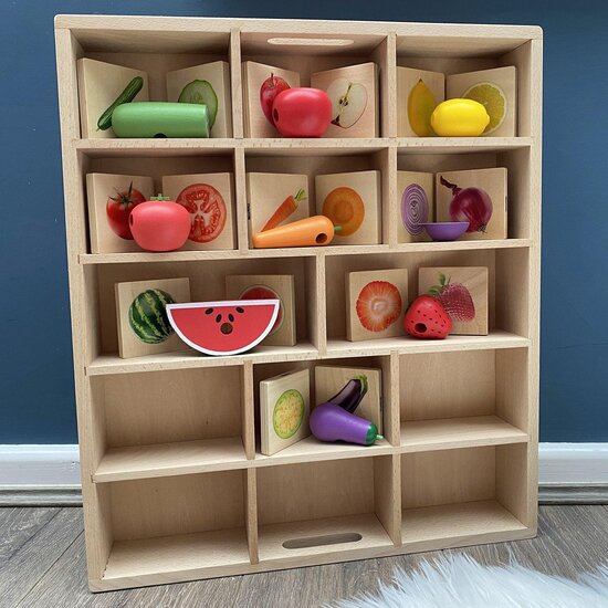 Tickit Tickit | Wooden Sorting Tray - 14 Compartments