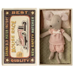 Maileg | Little sister mouse in matchbox