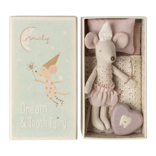 Maileg | Tooth fairy mouse Little sister in matchbox