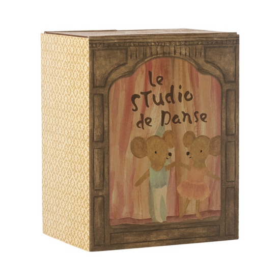 Maileg Maileg | Balletmuisjes In Dansstudio Kleine Zus En Broer
