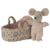 Maileg Maileg | Baby mouse in carry cot Rose