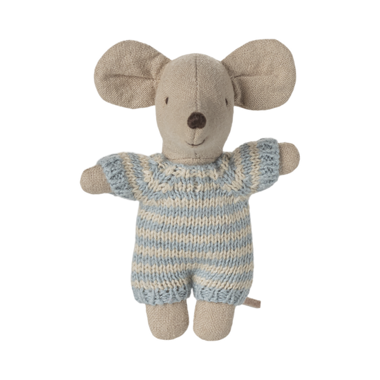 Maileg Maileg | Babymaus in Tragetasche Blau