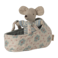 Maileg Maileg | Babymaus in Tragetasche Blau