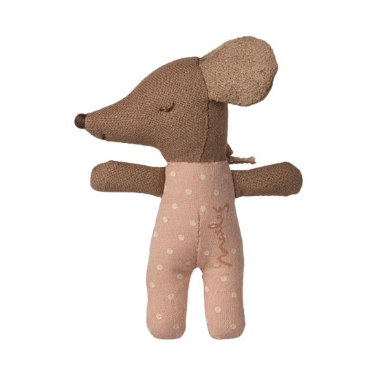 Maileg Maileg | Souris bébé endormie dans une boîte d'allumettes Rose