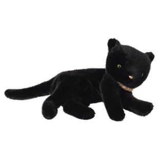 Maileg | Sleeping Kitten Plush Medium Black