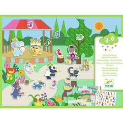 Djeco | Abnehmbare Puffy-Sticker Fanfare