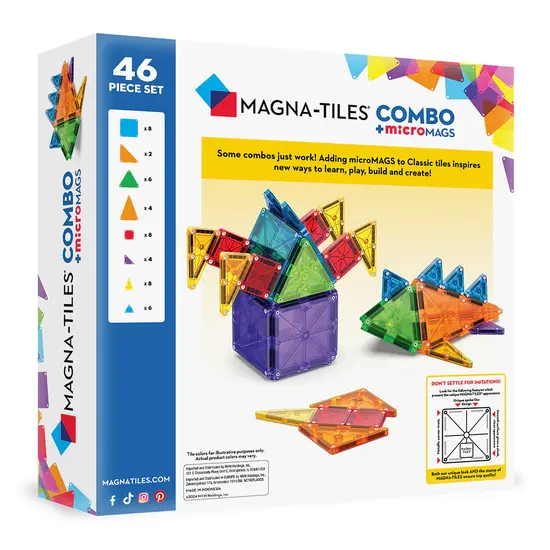 Magna-Tiles Magna-Tiles | Combo  46 Piece Set