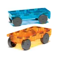 Magna-Tiles Magna-Tiles | Cars Blau & Orange 2 Stück Set
