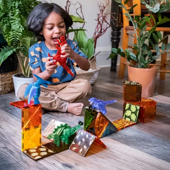 Magna-Tiles Magna-Tiles | Dino World 40 Pièces Set