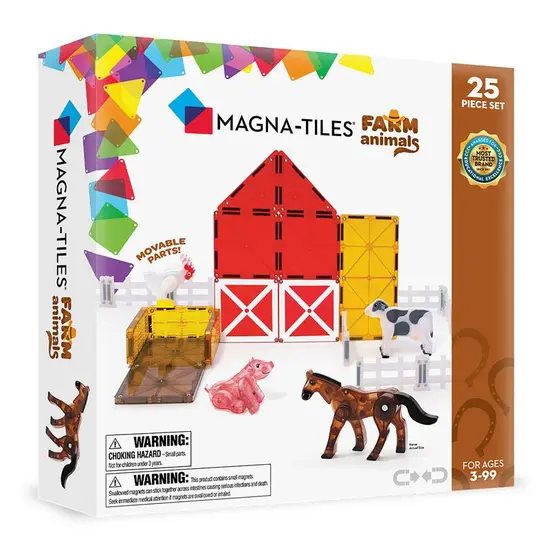 Magna-Tiles Magna-Tiles | Farm Animals 25 Stuks Set