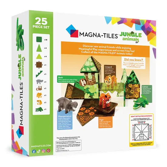 Magna-Tiles Magna-Tiles | Jungle Animals 25 Stuks Set