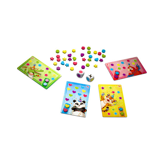 Haba Haba | Brettspiel Hurra! Es regnet Konfetti Ein farbenfrohes Spiel