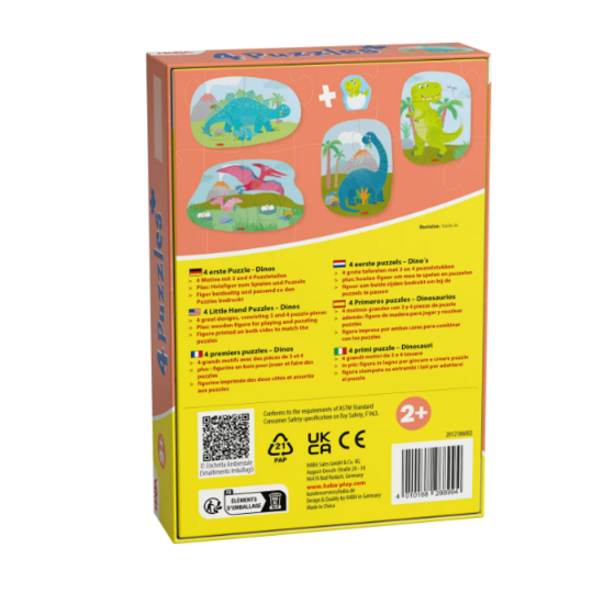 Haba Haba | 4 First Puzzles Dinosaurs