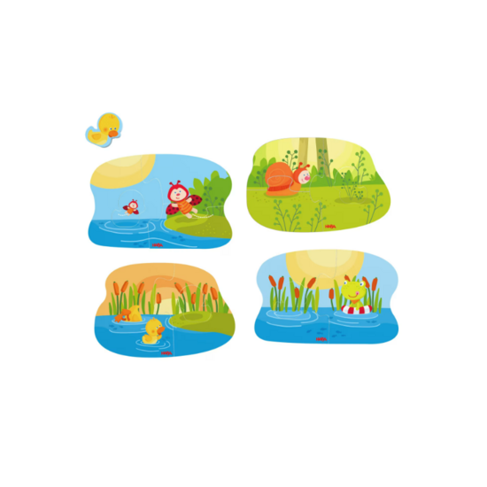 Haba Haba | 4 premiers puzzles Animaux petits