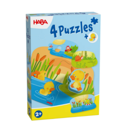 Haba | 4 Eerste Puzzels Jonge Dieren