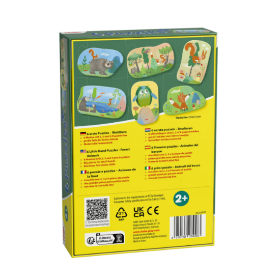 Haba Haba | 6 First Puzzles Forest Animals