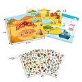 Djeco Djeco | 90 Transfer Stickers and 3 Large Scenes: Savannah, Desert and North Pole