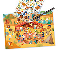 Djeco Djeco | 90 Transfer Stickers and 3 Large Scenes: Savannah, Desert and North Pole