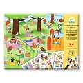 Djeco Djeco | + 100 Transfer Stickers and 3 Large Decorations It's Party Time!