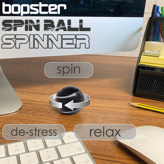 Bopster Bopster | Spin Ball Spinner Black