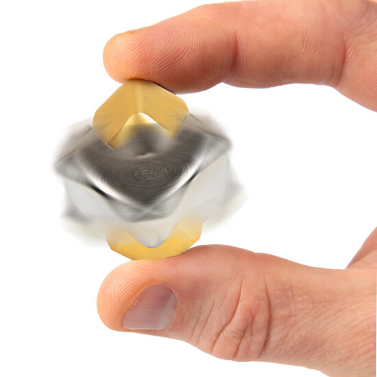 Bopster Bopster | Fidget Cube Spinner Silver & Gold