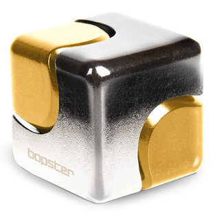 Bopster | Fidget Cube Spinner Silver & Gold