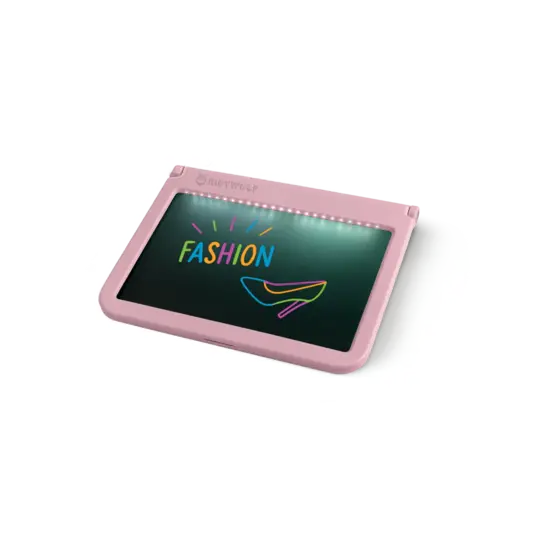 Kidywolf Kidywolf | Kidydraw – Pro Leuchtendes Zeichenbrett Rosa Let's Draw Fashion